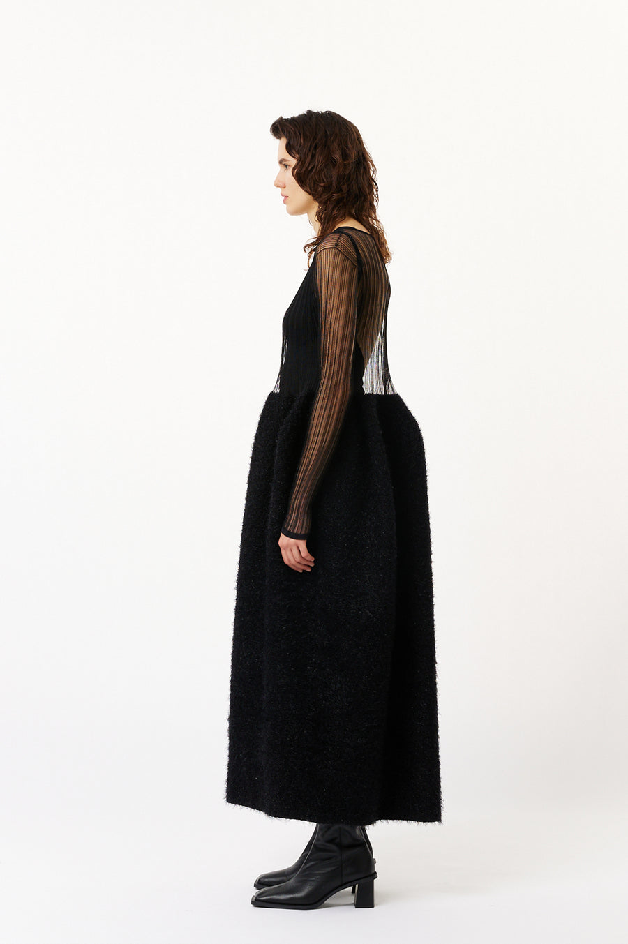 POTTERY LUCENT LUXE LONG SLEEVE DRESS