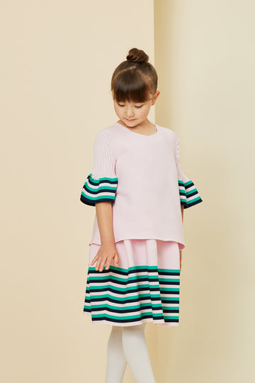 POTTERY KID SHORT BELL SLEEVE TOP