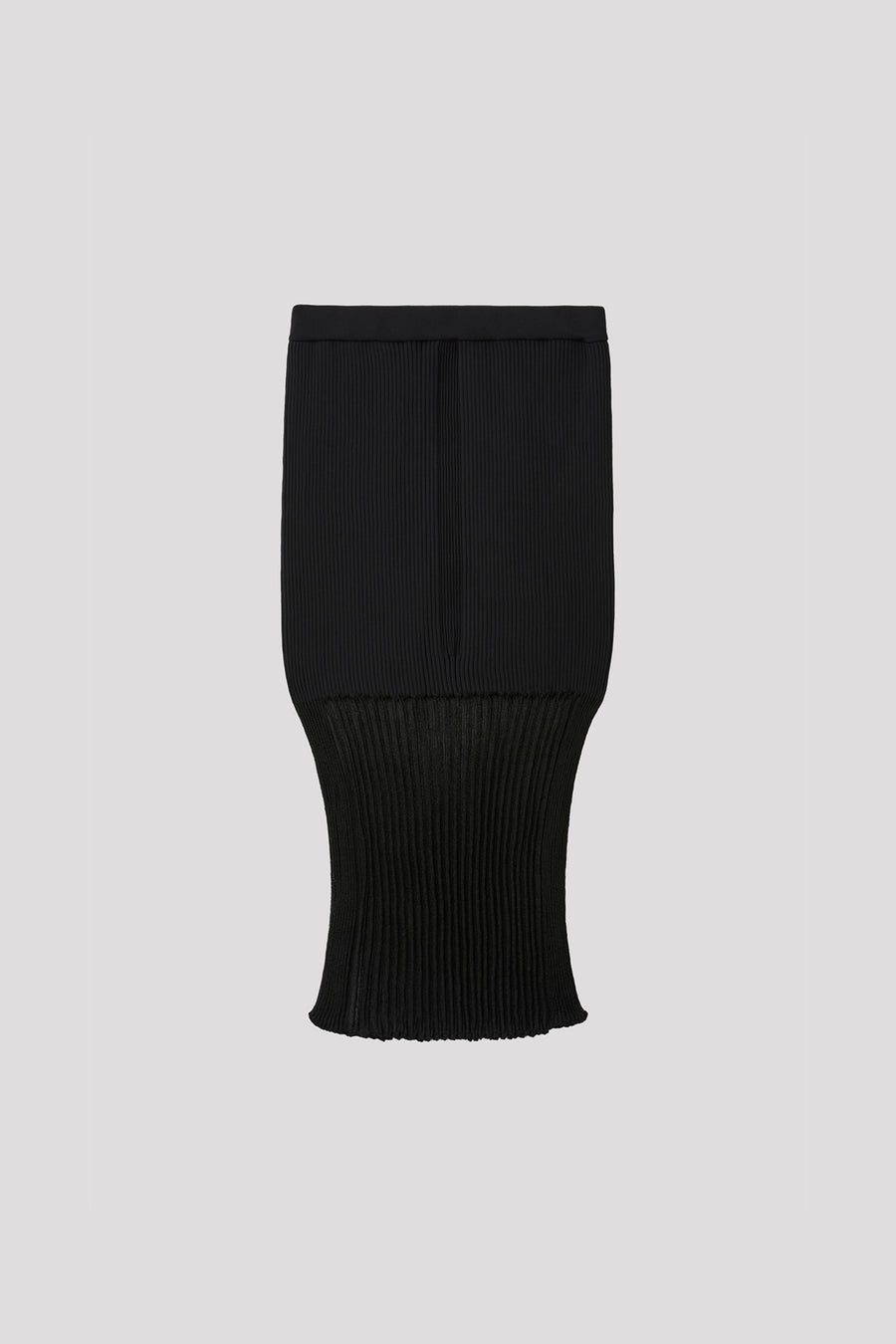 FLUTED LUCENT TIGHT SKIRT