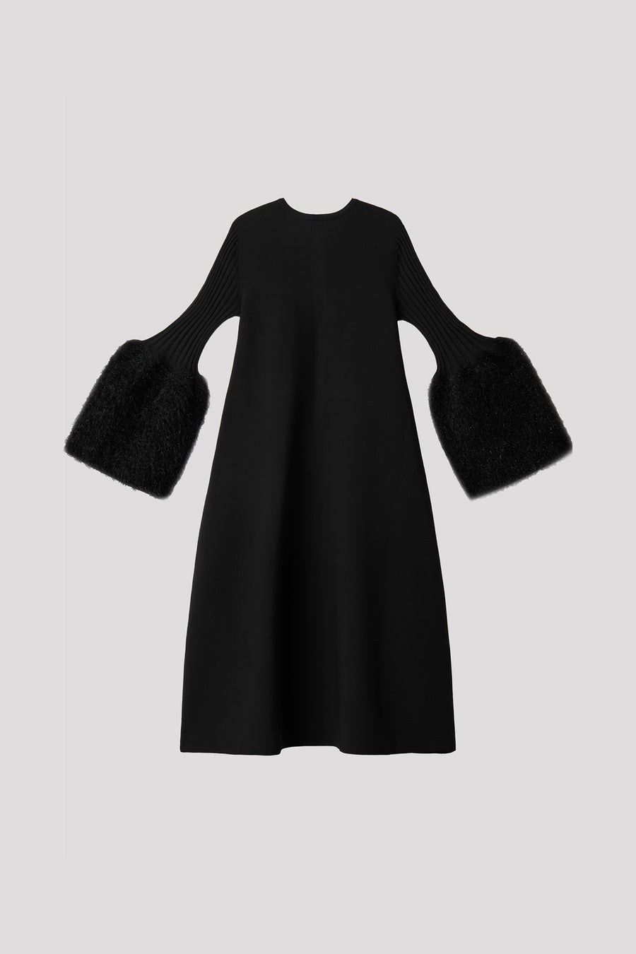 POTTERY LUXE LONG BELL SLEEVE FLARE DRESS