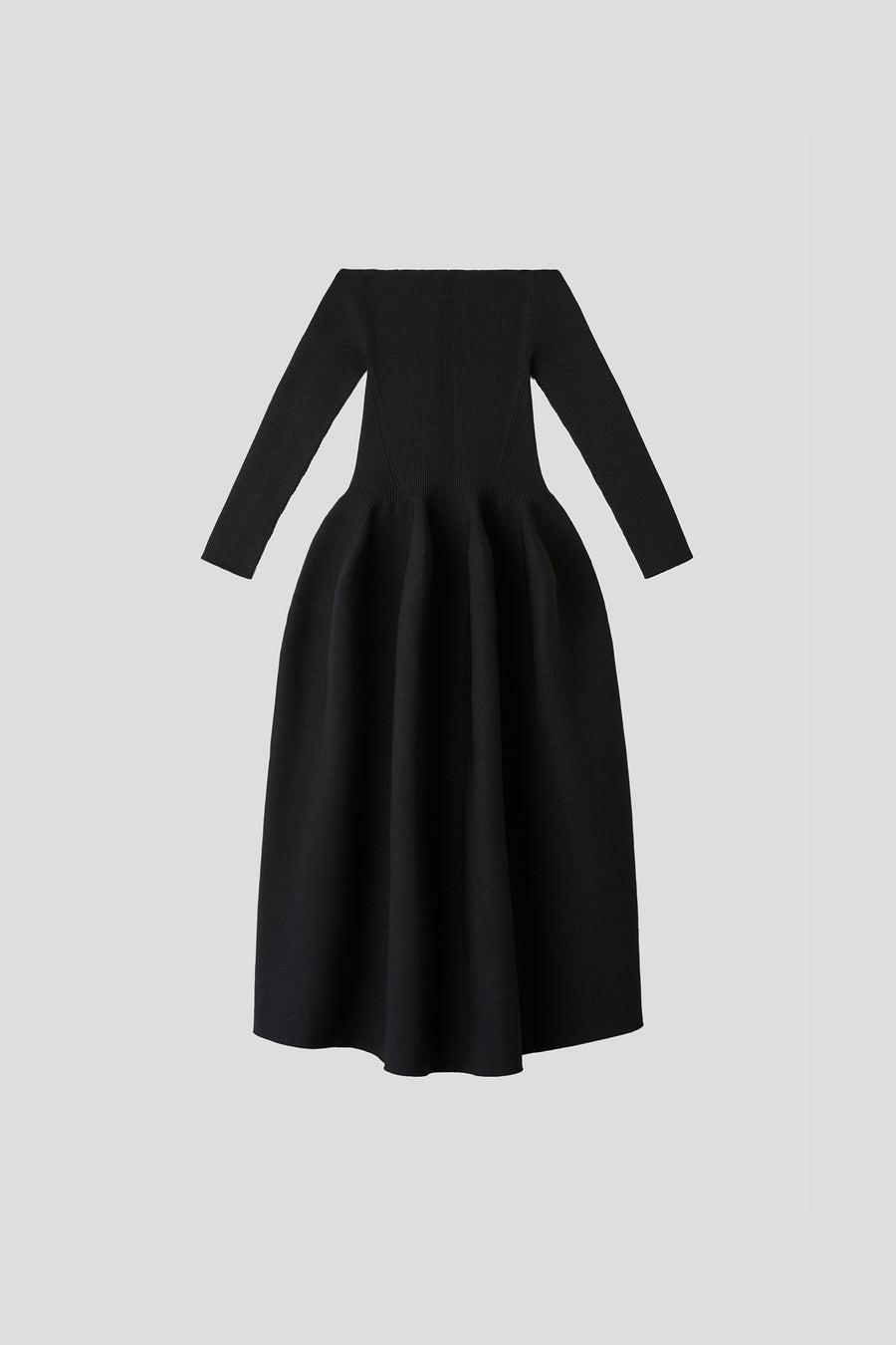 POTTERY GLITTER OFF SHOULDER LONG SLEEVE DRESS