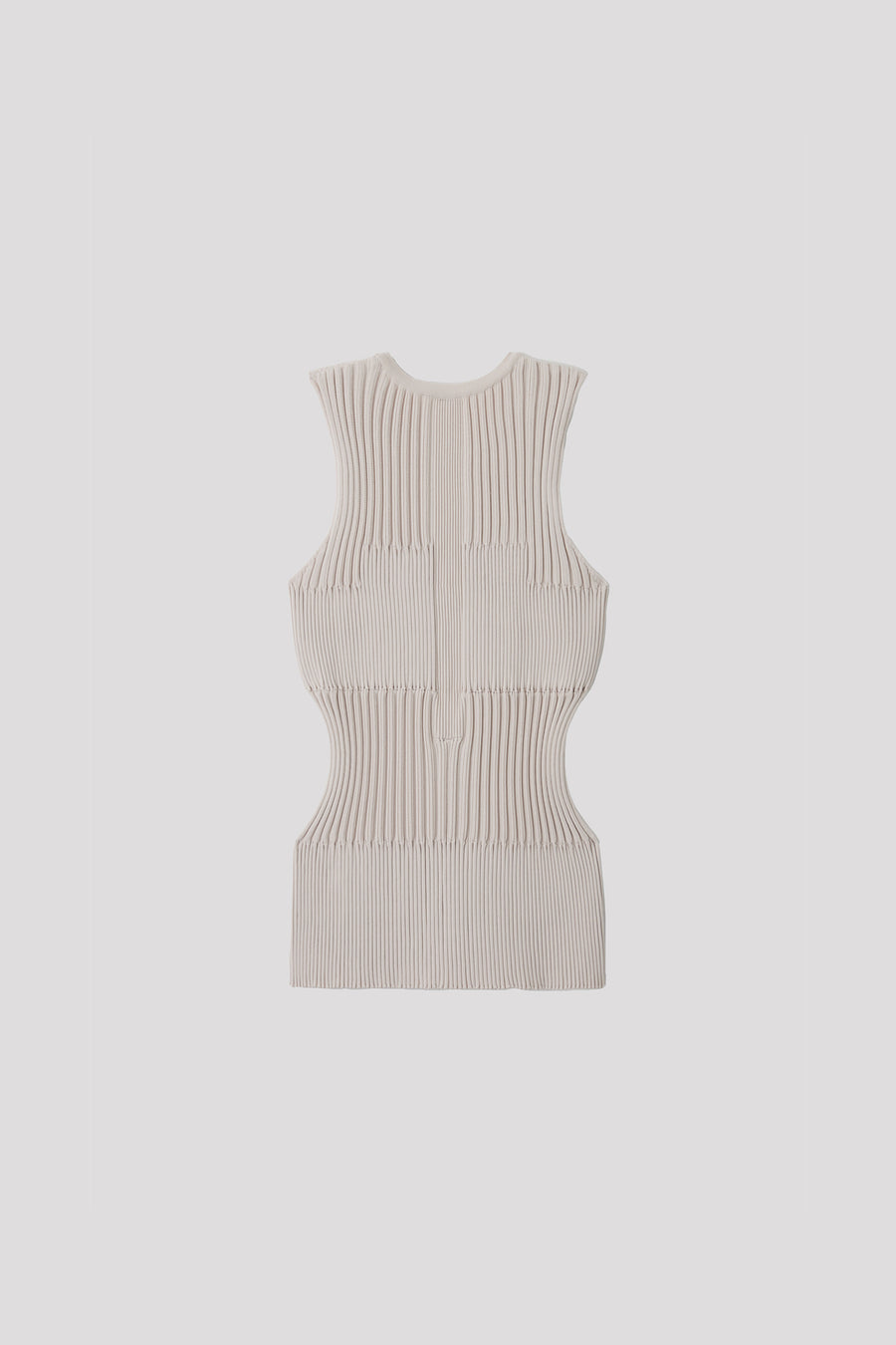 FLUTED SLEEVELESS TOP