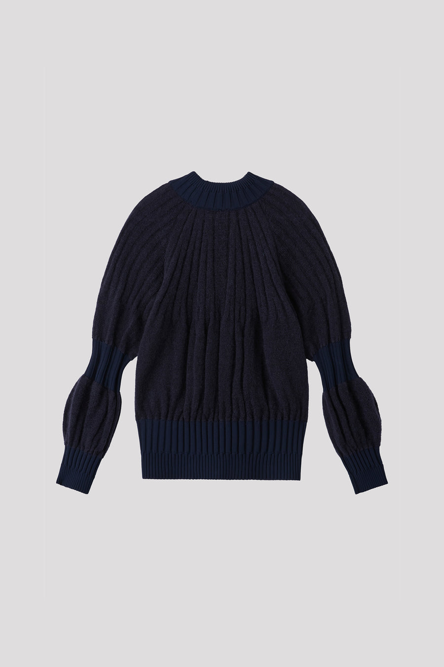 FLUTED MOHAIR PULLOVER