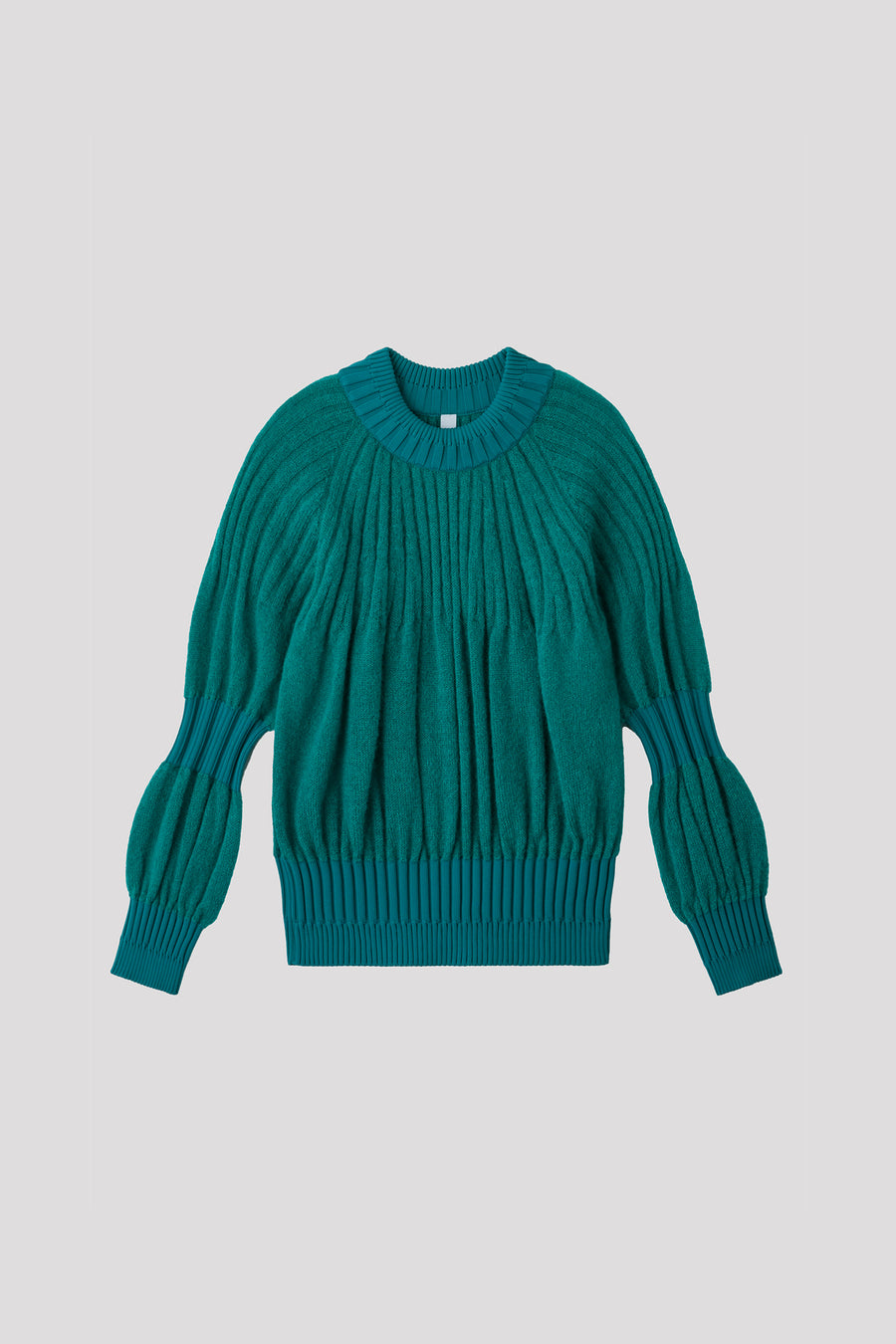 FLUTED MOHAIR PULLOVER